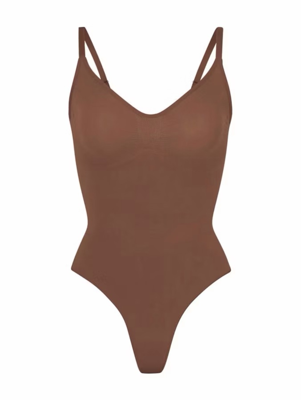 SKIMS SEAMLESS SCULPT SCOOP NECK THONG BODYSUIT
